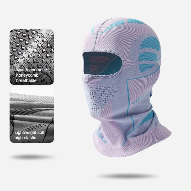 Balaclava Máscara Facial Completa Esqui Ciclismo Caça Cabeça Pescoço Capacete Forro Cap