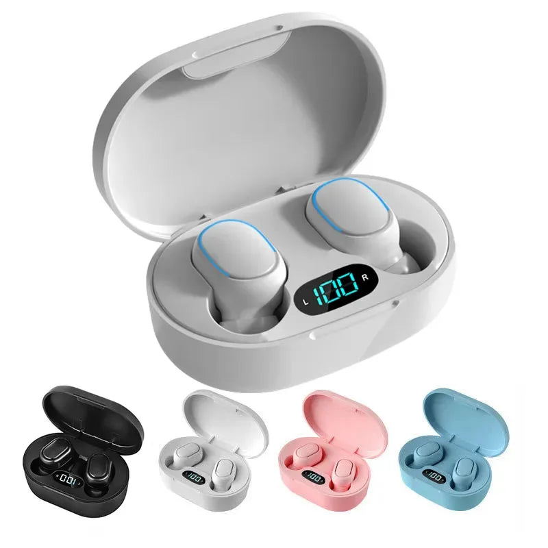 Fones de ouvido sem fio Bluetooth Controle de fone de ouvido esportivo Fone de ouvido à prova d'água Microfone Música Fone de ouvido Funciona em todos os smartphones