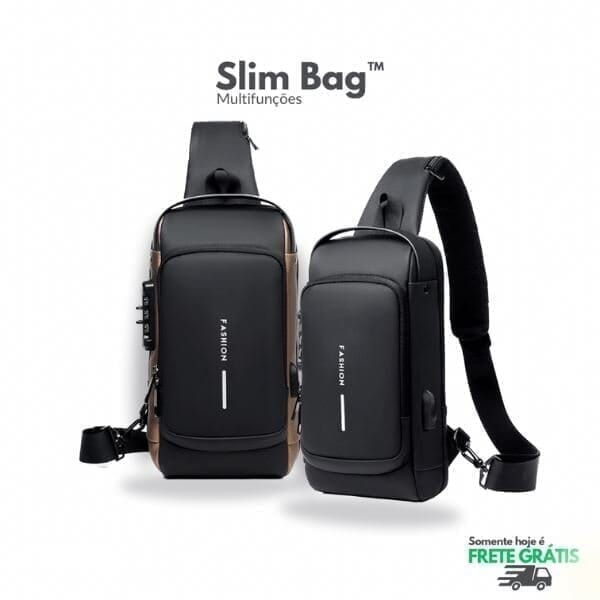 Mochila Anti-Furto com Senha USB Slim Bag Sucesso