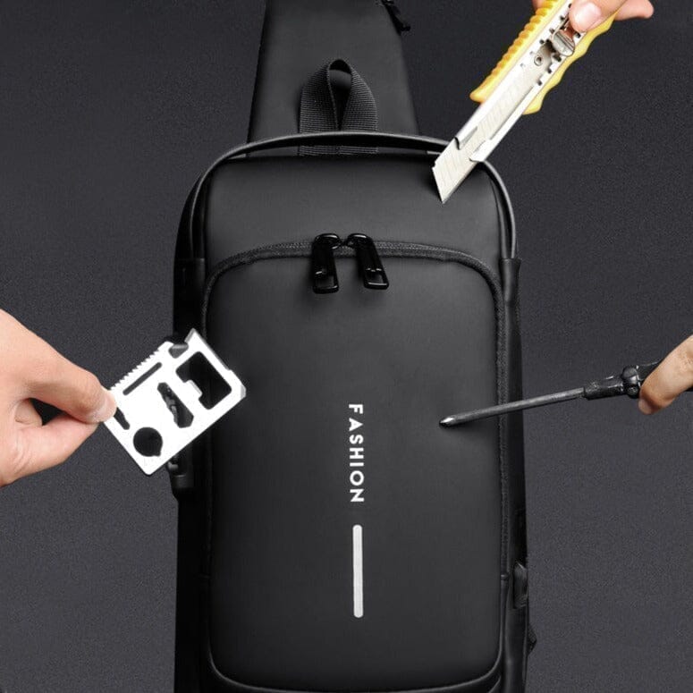 Mochila Anti-Furto com Senha USB Slim Bag Sucesso